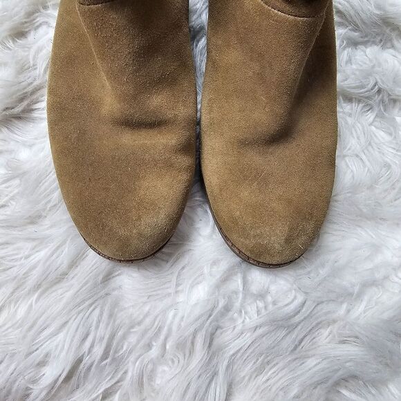 UGG Darling 1004367 Tan Suede Round Toe Pull On Ankle Boot Women's Size 10 - Picture 10 of 11